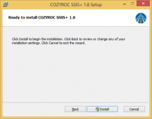 Install Dialog Window